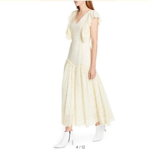 Love Shack Fancy-Cressida Eyelet Maxi Dress - Picture 2 of 9